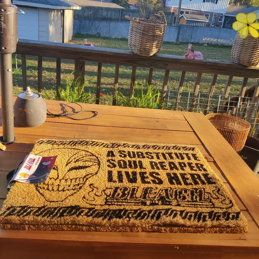 Bleach door mat